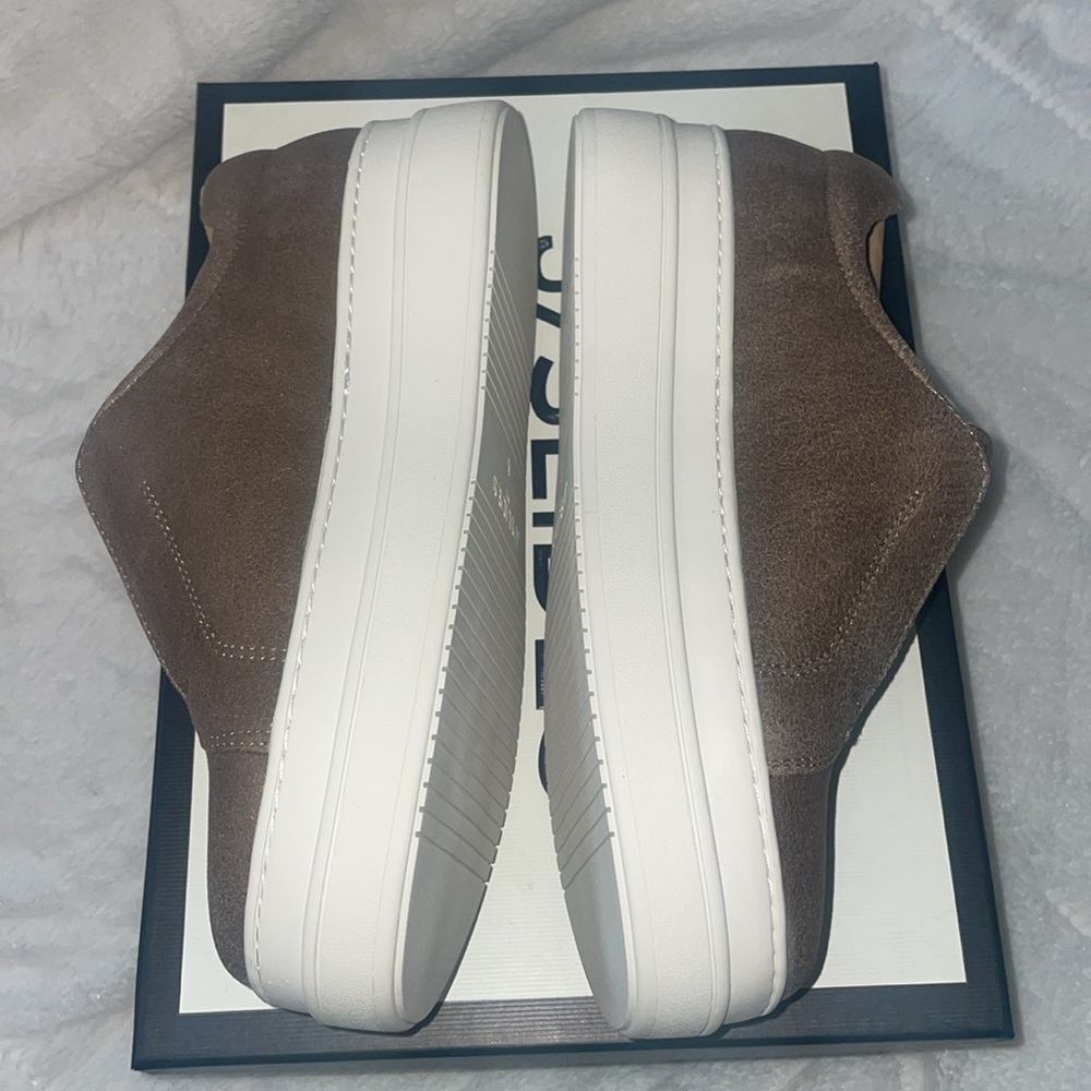 NWT J/SLIDES NOEL Bronze Brush Suede Sneaker - Picture 12 of 15